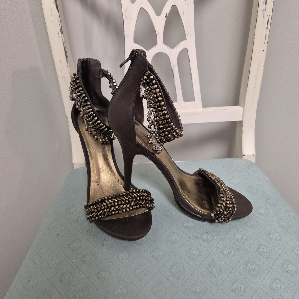 Zigi Soho Beaded Black High Heels